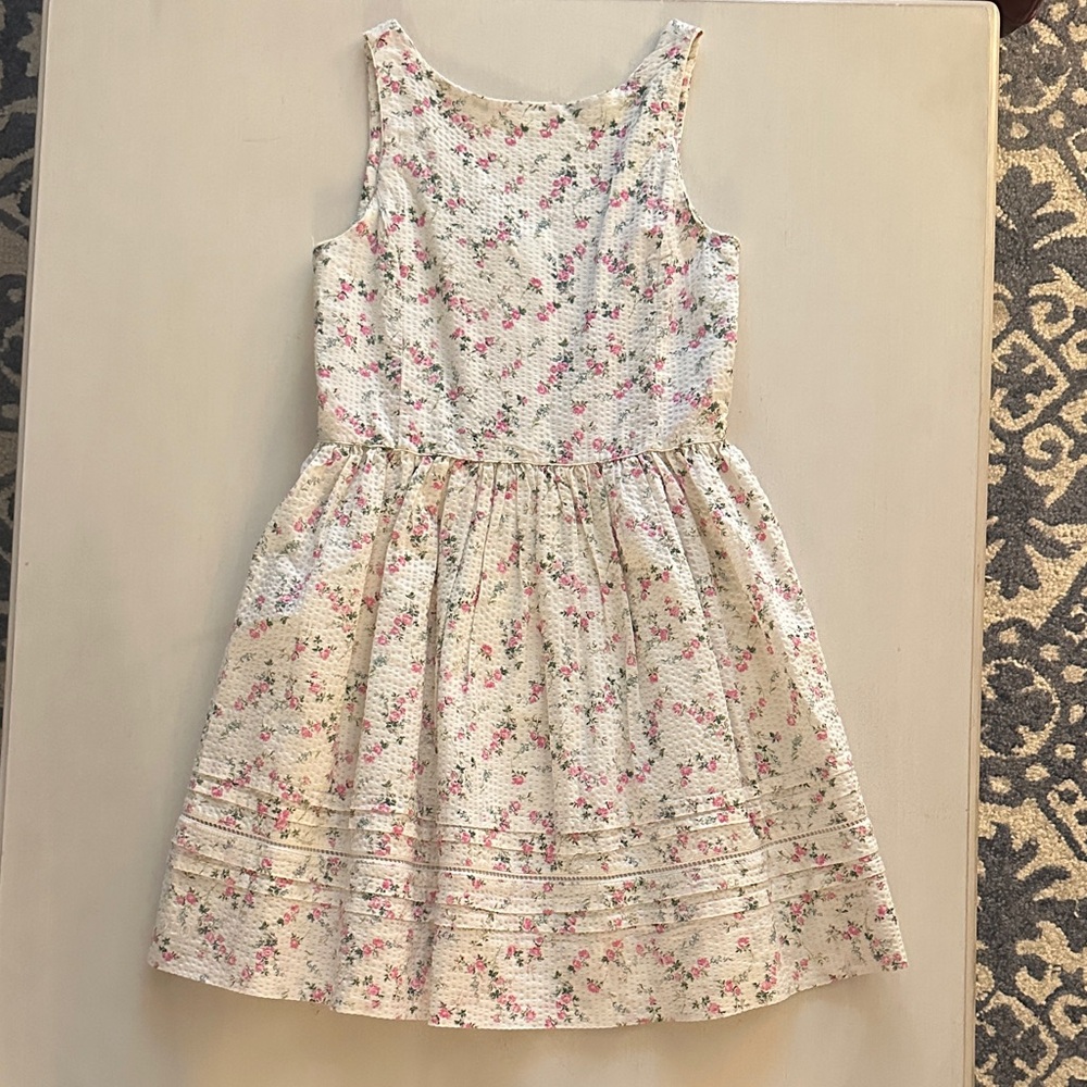Polo by Ralph Lauren Floral Kids Dress - Pink and Cream